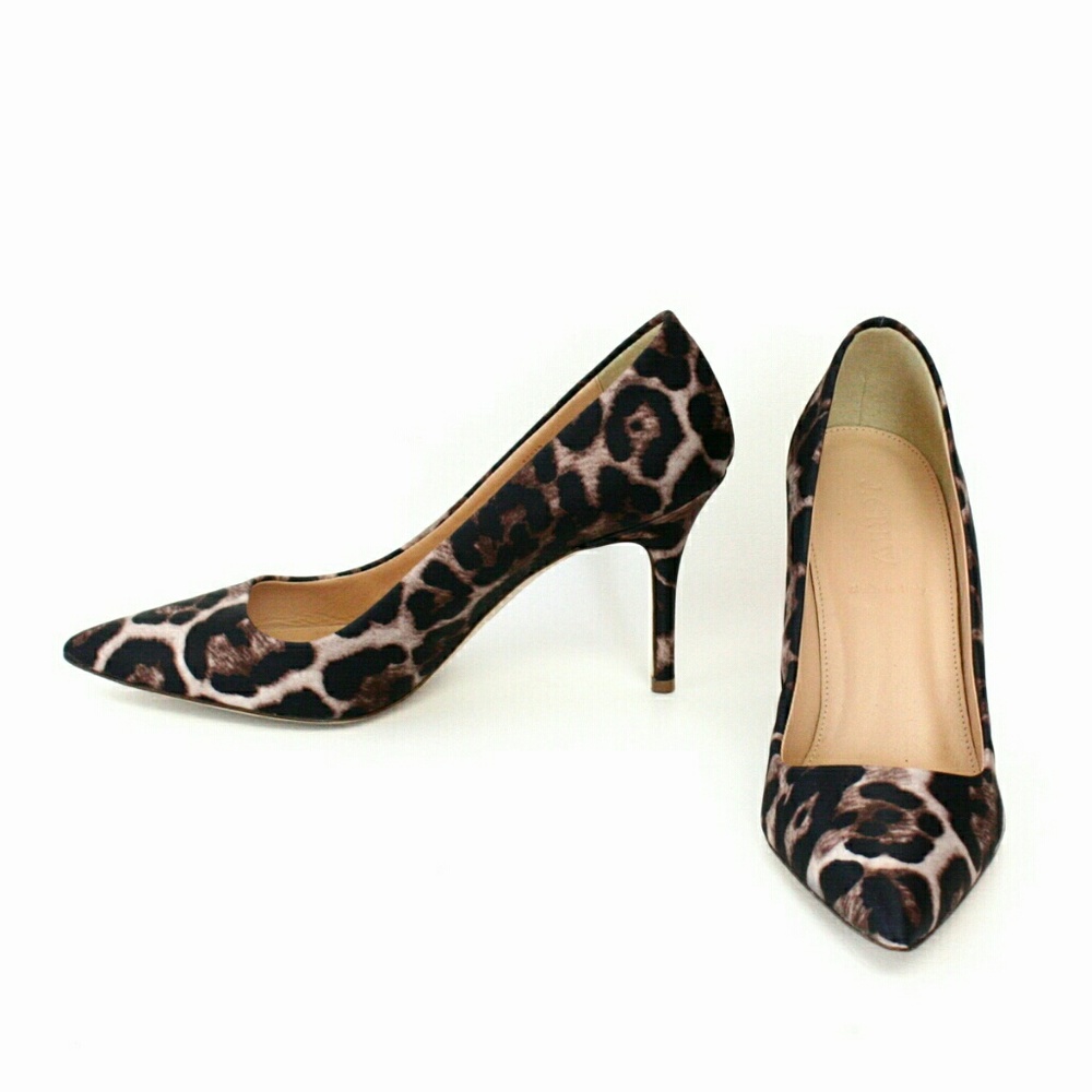 J. Crew Elsie Leopard Print Pumps Size 7