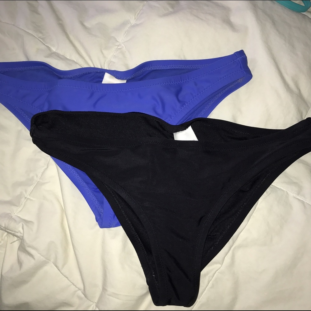 TWO bikini bottoms