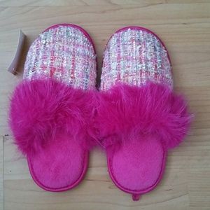 Girly Faux Fur Slippers