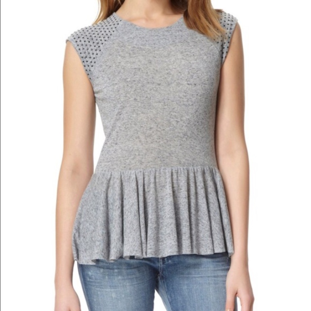 ⏰SALE⏰Rebecca Taylor NWOT studded peplum top