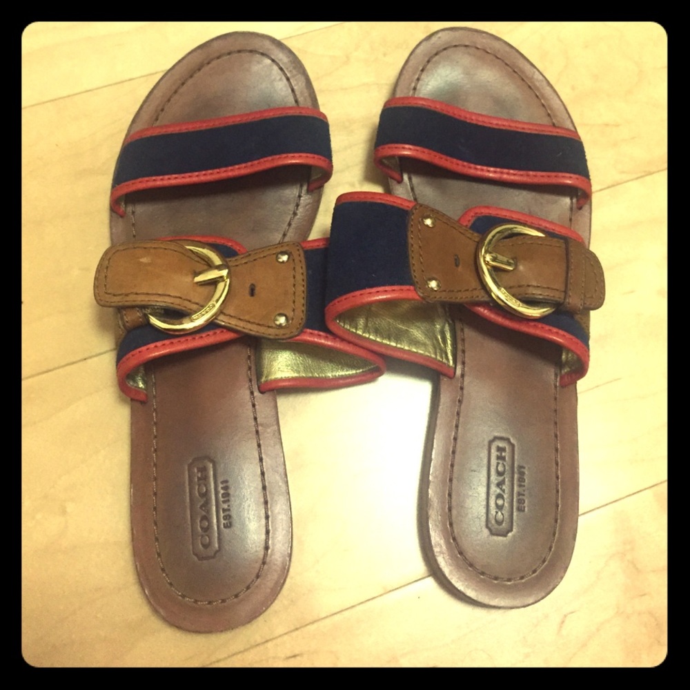 Authentic Coach sandals