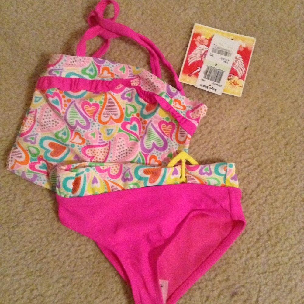 Pink swim set