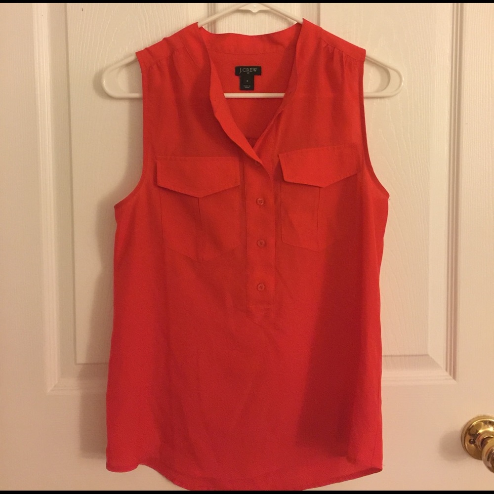 J.crew sleeveless blouse