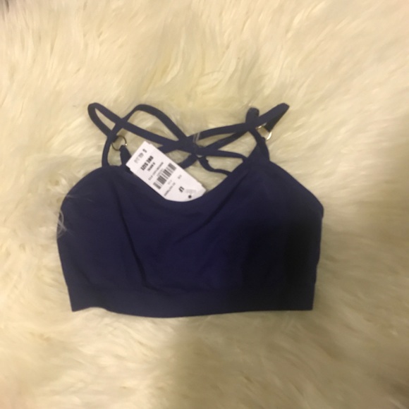 LF love mar colbat blue criss cross Bralette - Picture 3 of 3