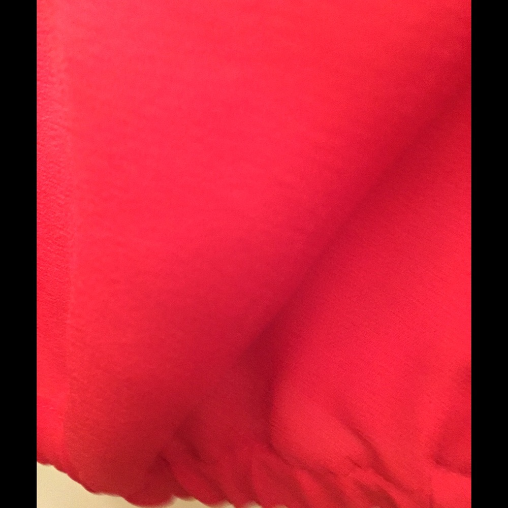 100% Polyester Wrap Front Top - image 3