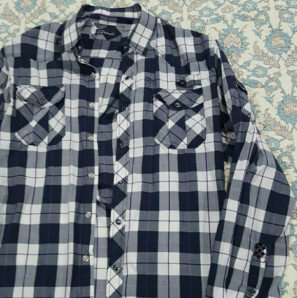 7 Diamonds button up - Picture 1 of 2