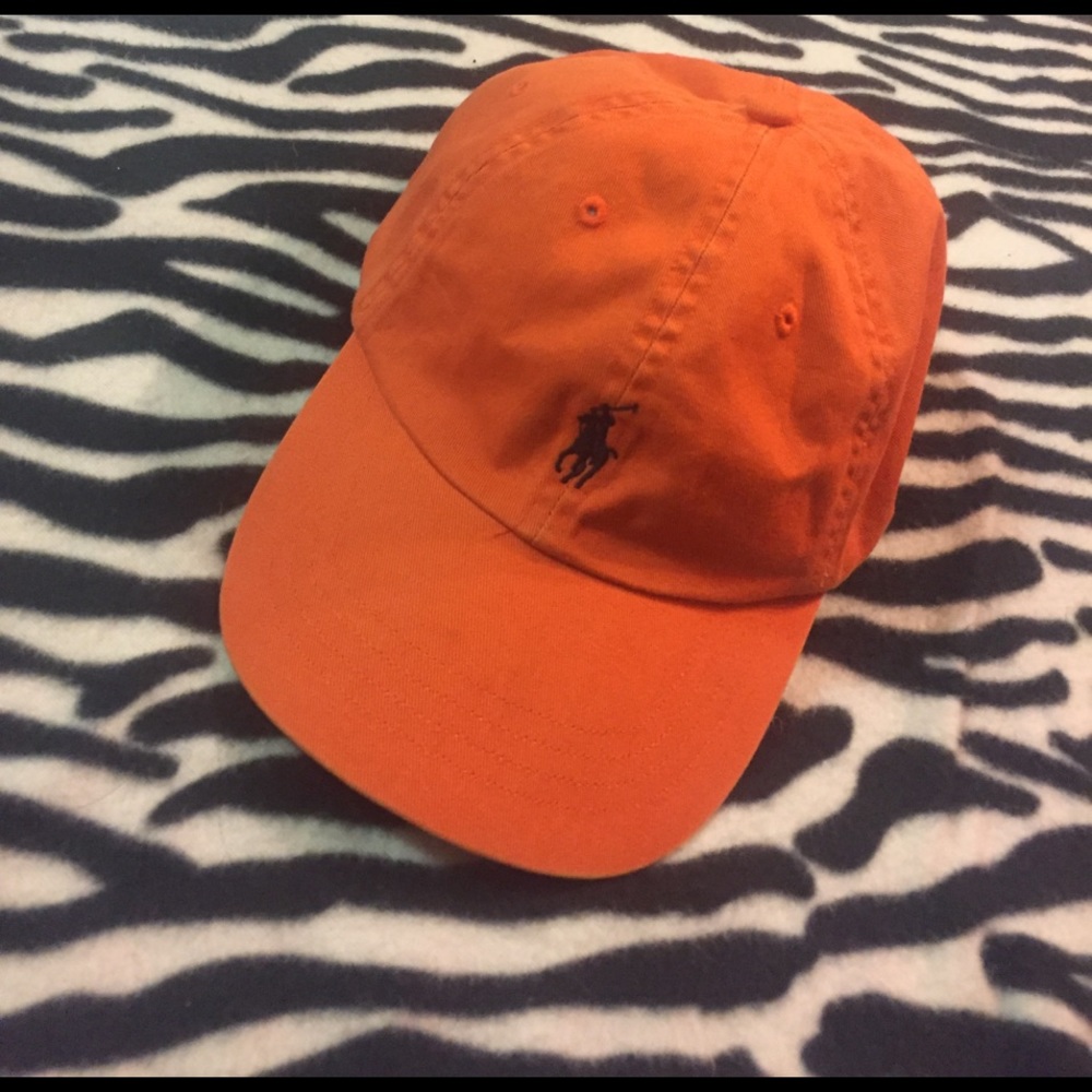 MUST GO 🎉🎊Orange polo hat by Ralph Lauren
