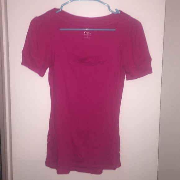 3/4 length sleeve lightweight tee. Express, pink M - Picture 1 of 1
