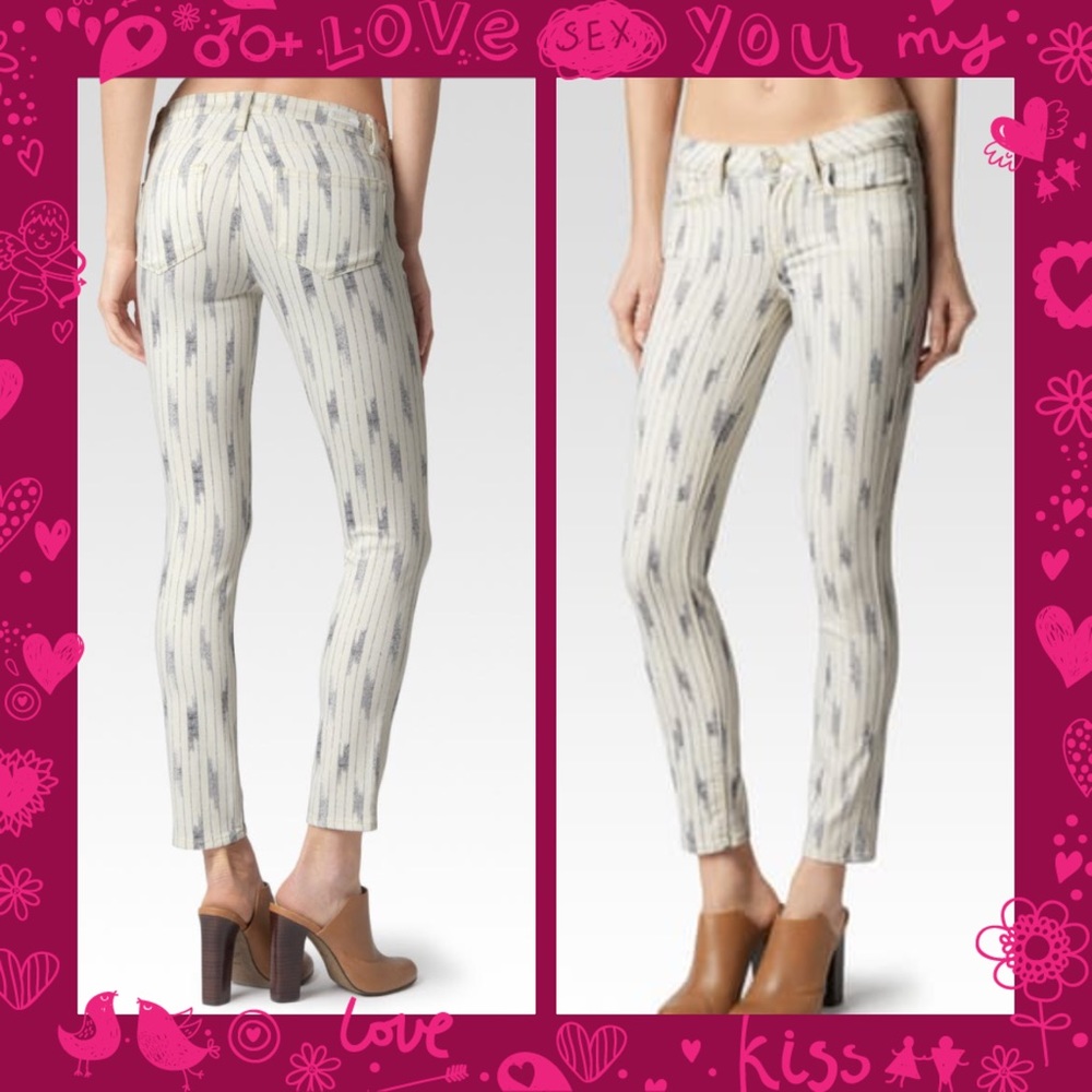Page Verdugo Ankle Nori Print/ 26 inseam