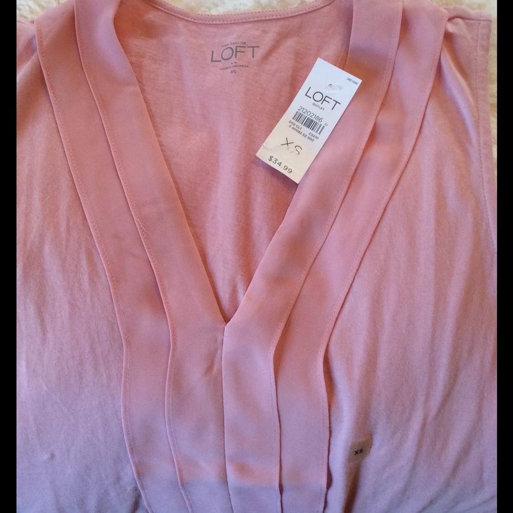 1 SM LEFT - Loft Dressy Tank - NWT - Picture 4 of 6