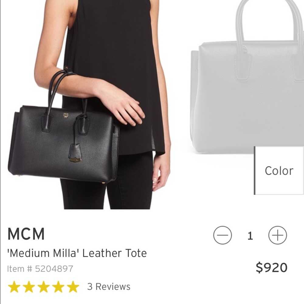 mcm medium milla tote