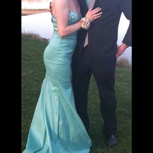Beautiful mermaid style prom dress