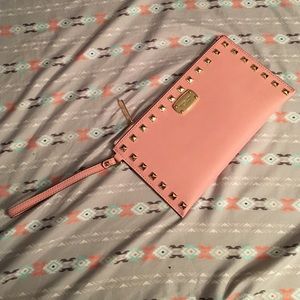 Michael Michael Kors Studded Zip Clutch