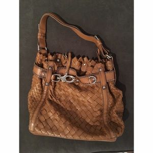 Francesco Biasia Woven Leather Purse