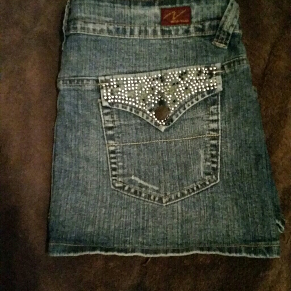 Neeso jeans denim mini skirt