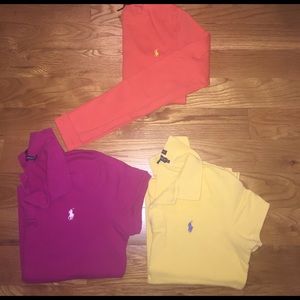 Gently worn Ralph Lauren Polo shirts
