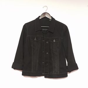 BLACK DENIM JACKET