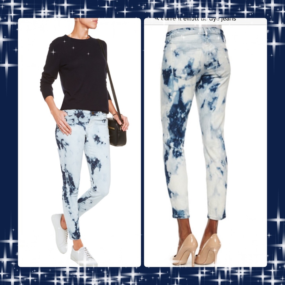 Current/Elliot  bleach denim stiletto/27 inseam