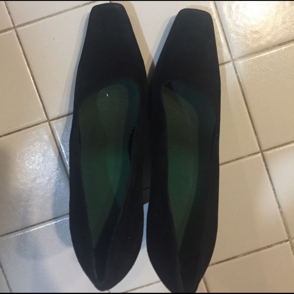 Vintage Black Suede heels