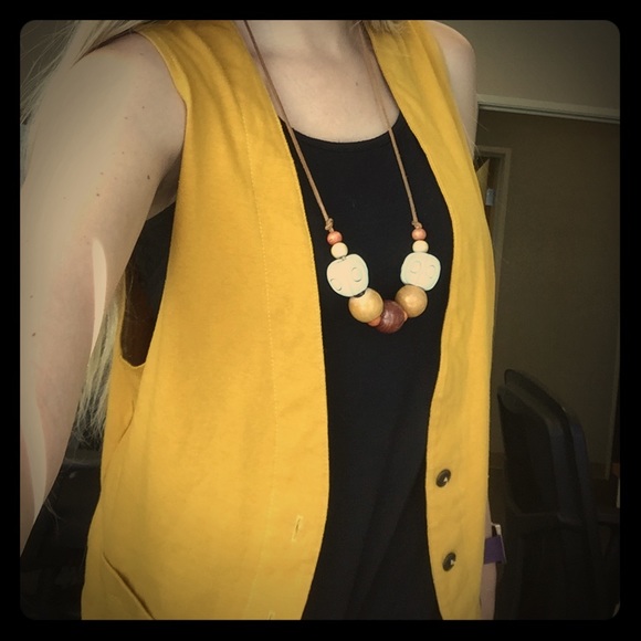 brittland Jackets & Blazers - ✨Vintage and hip mustard yellow vest✨