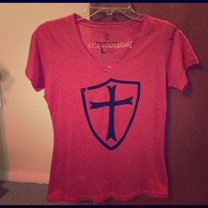 Disciples of Iron Women's red t-shirt Large