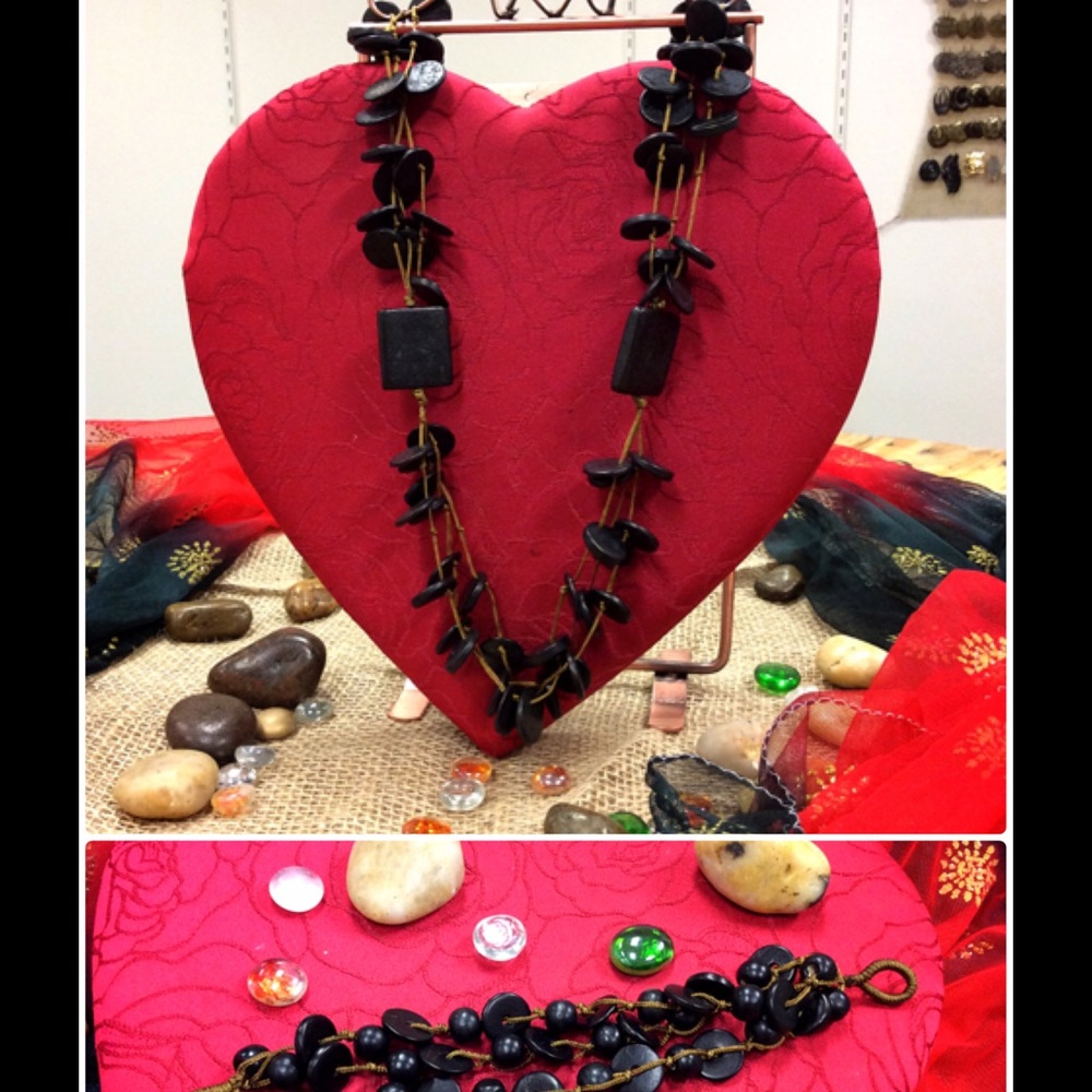 💕New💕Fashion Coconut shell  Accessories🌹Set