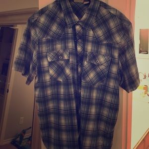 Quicksilver Pearl Snap Shirt