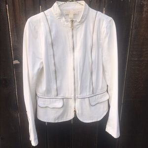 Michael Kors white and gold jacket