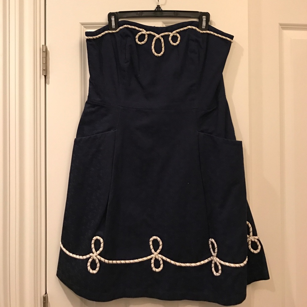 Lilly Pulitzer Navy Nautical Dress