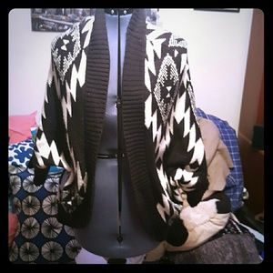 Oversized Open cardigan