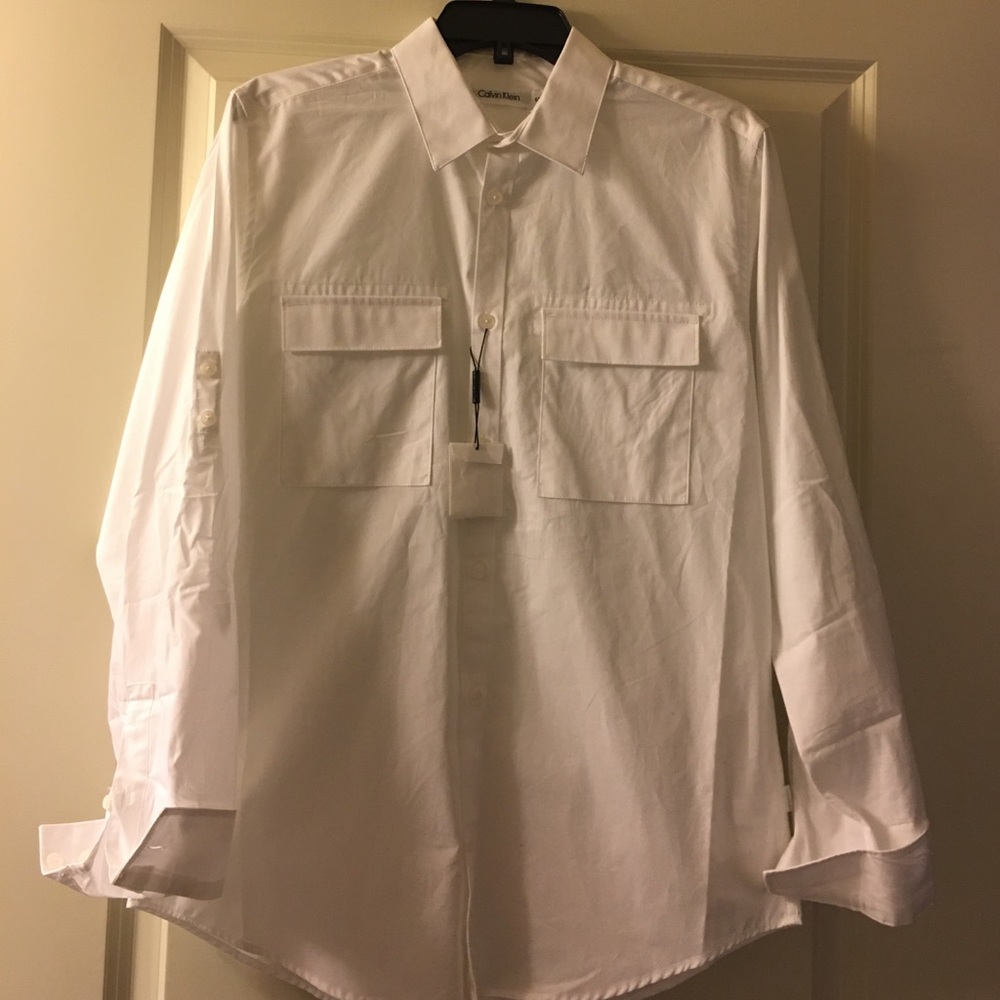 NWT Calvin Klein Men's Dress Shirt size small