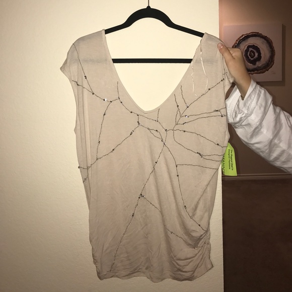 Willow & Clay Tops - Fashion forward embellished tee!!