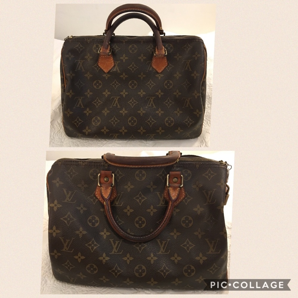 Louis Vuitton vintage satchel 13 inches