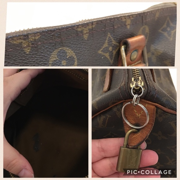 Louis Vuitton vintage satchel 13 inches - Picture 2 of 4