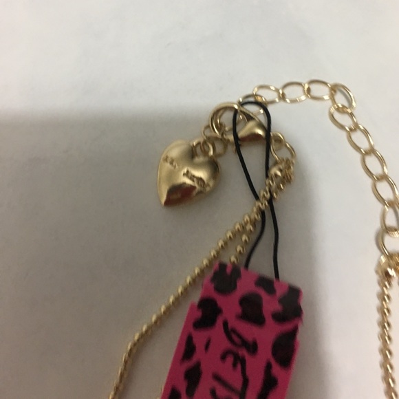 Betsey Johnson cow necklace long gold - Picture 4 of 4