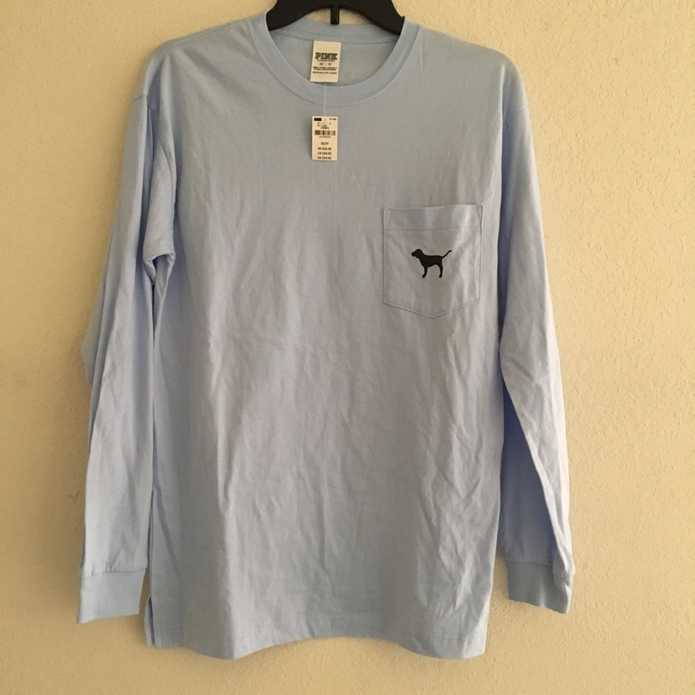vs pink pocket t-shirt