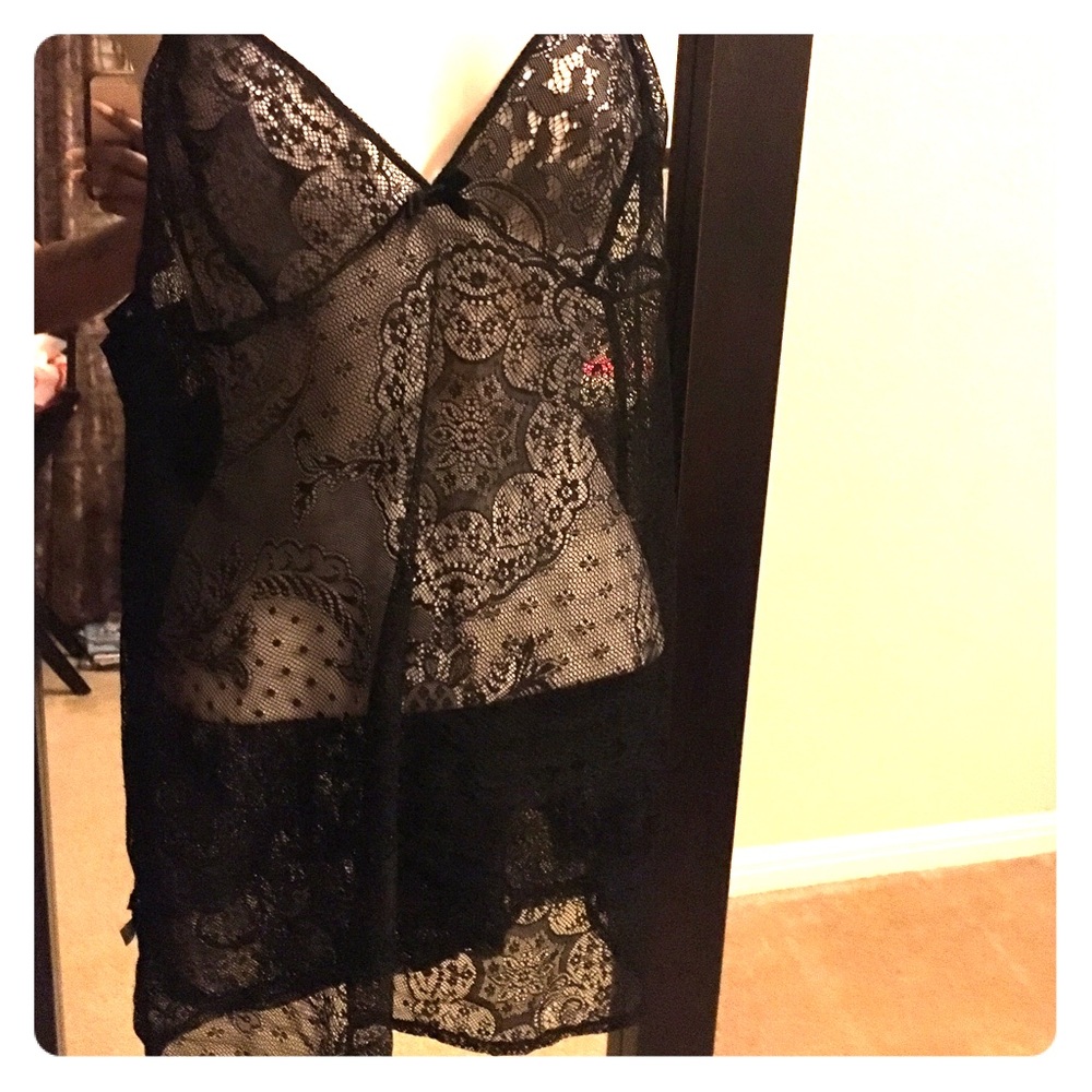 Black Lace Chemise