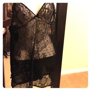Black Lace Chemise