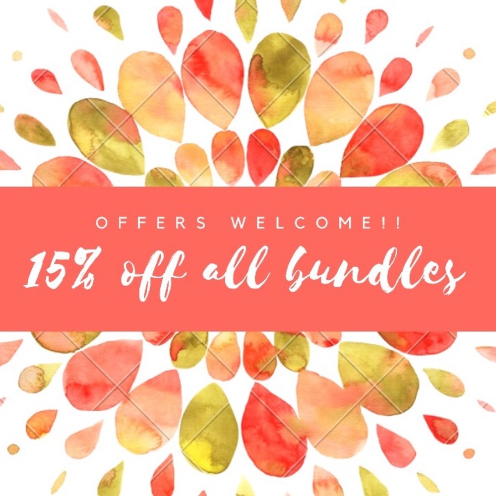 15% off all bundles!!