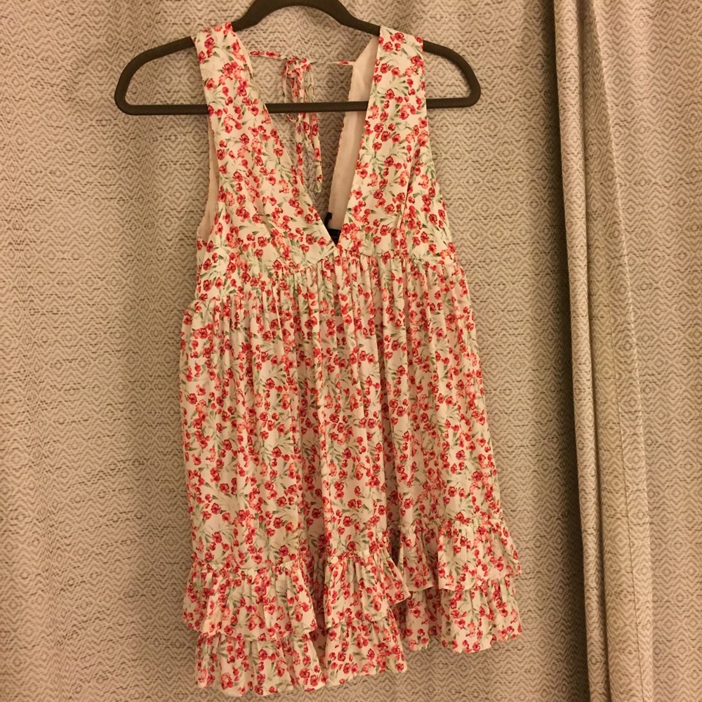 Flowy floral dress