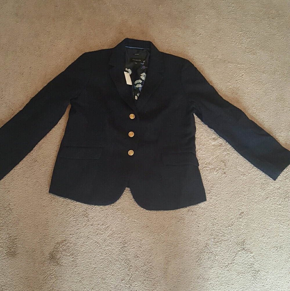 Wool, polyester blazer