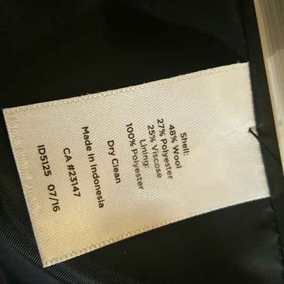 Wool, polyester blazer - Picture 4 of 5