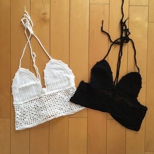 crochet bralettes