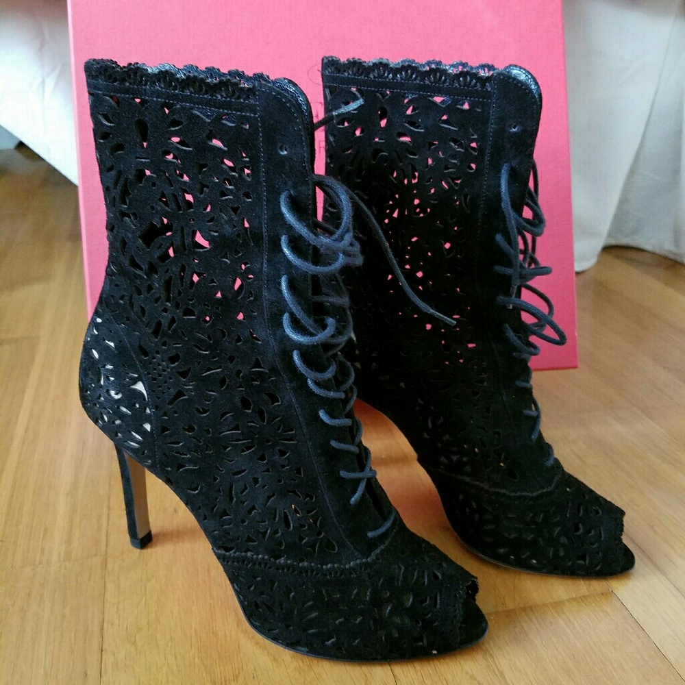 Valentino suede booties