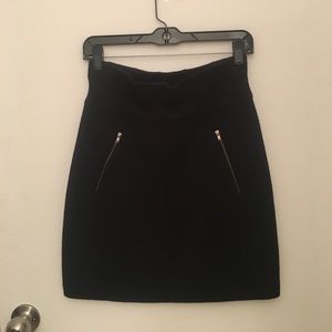 Ann Taylor Loft High Waisted Knit Black Skirt