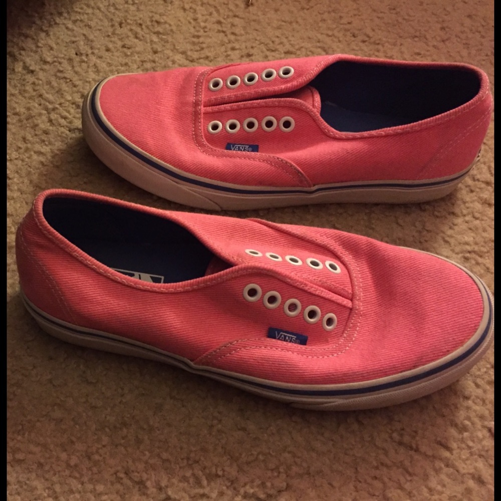 Neon pink vans