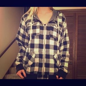 Plaid hoodie
