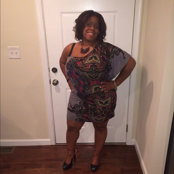 Ashley Stewart Dresses & Skirts - One shoulder dress