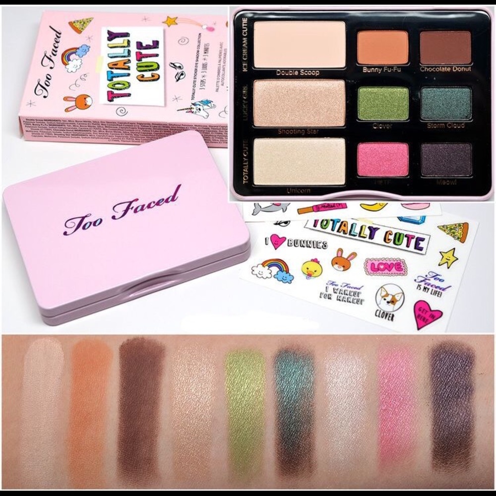 Too faced totally cute palette 🍫🍦🍩🍭