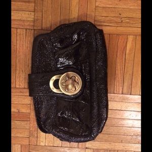 Steve Madden patent leather clutch